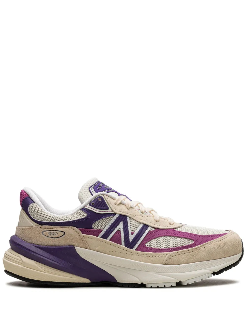 New Balance 990V6 Made In Usa - Macadamia Nut Magenta Sneakers