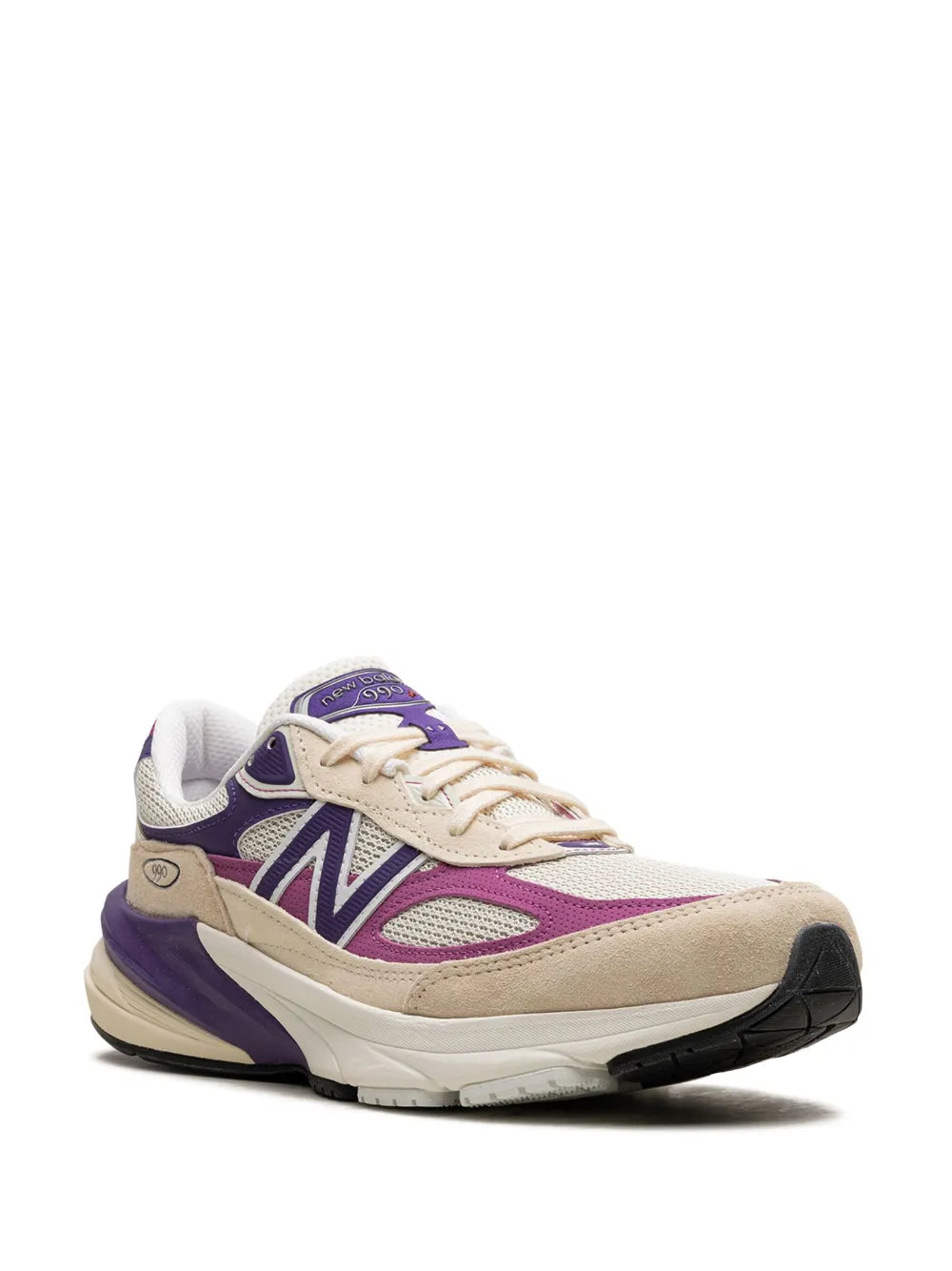 New Balance 990V6 Made In Usa - Macadamia Nut Magenta Sneakers