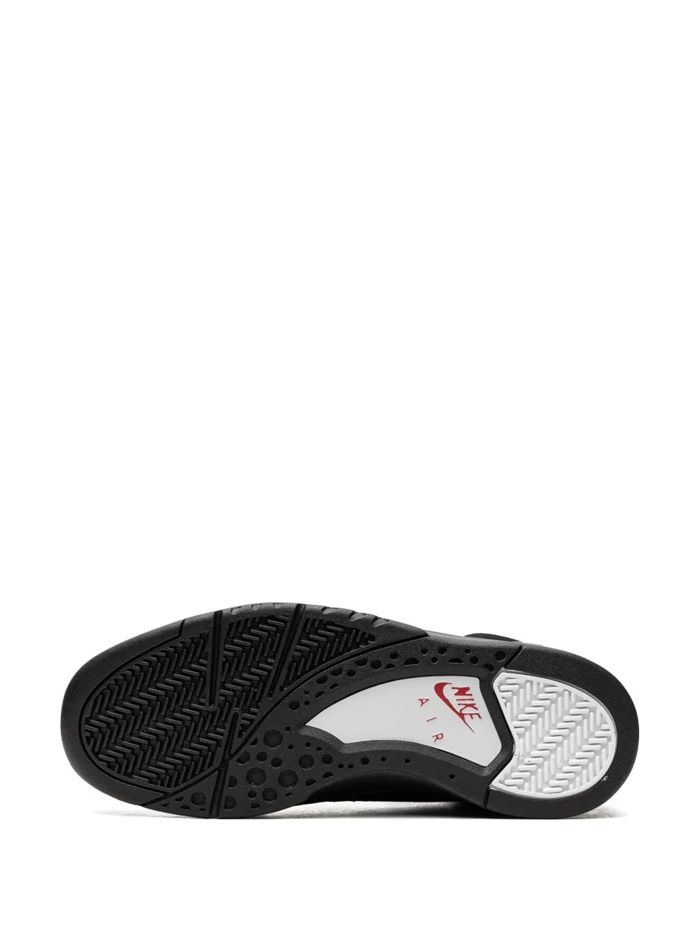 Nike Air Flight Lite Mid Black White Varsity Red Sneakers