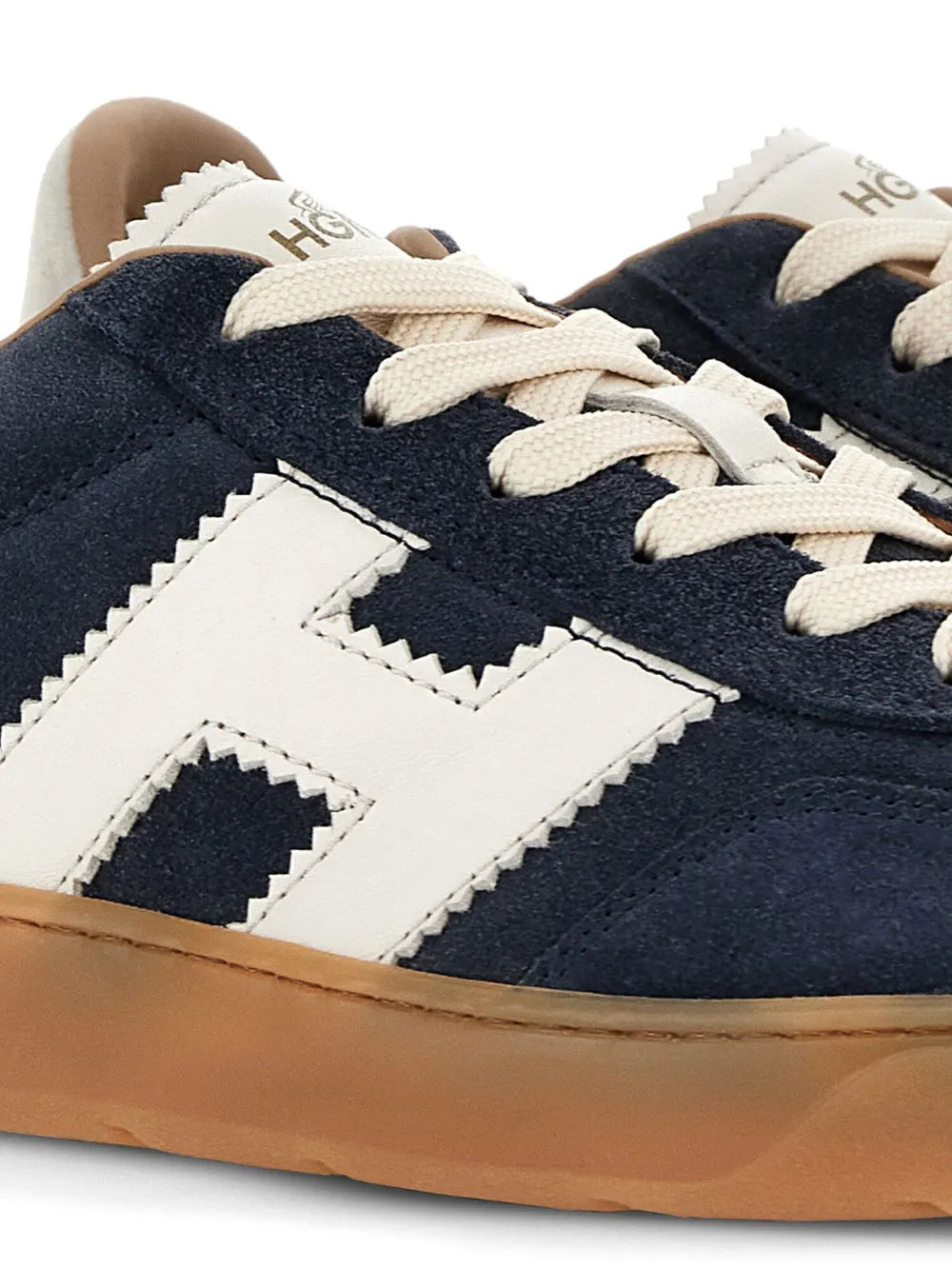 Hogan Logo-Patch Leather Sneakers