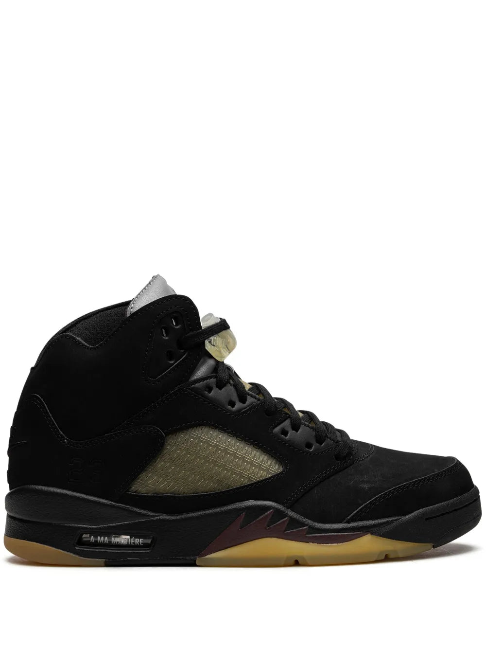 Jordan X A Ma Mani e Air Jordan 5 Black Sneakers
