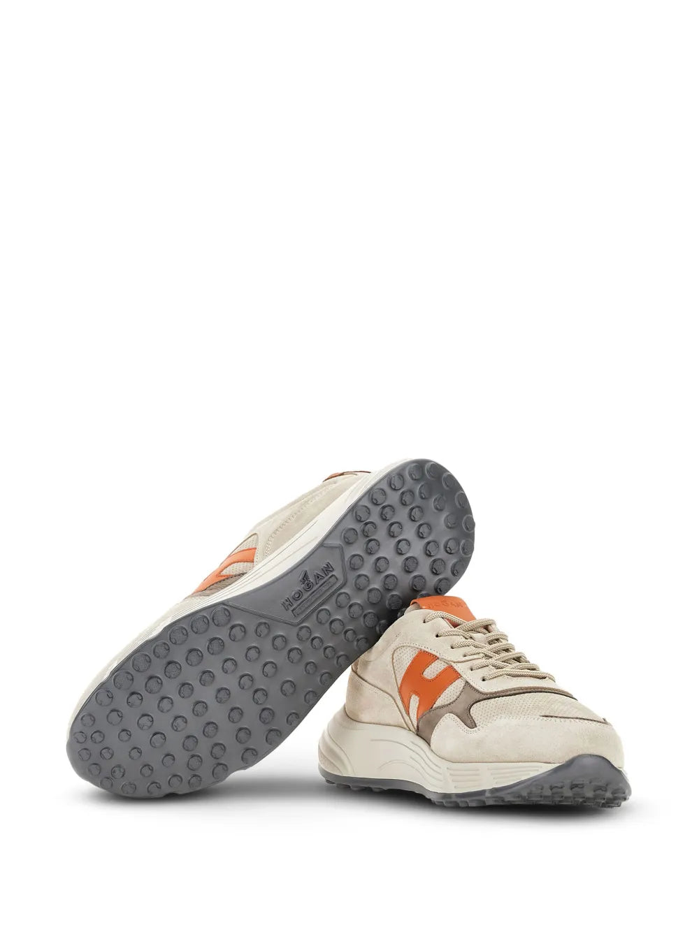 Hogan Hyperlight Lace-Up Panelled Sneakers