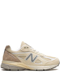 New Balance Made In Usa 990V4 Cream Sneakers