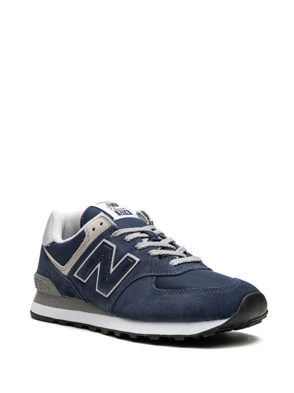 New Balance 574 Logo-Patch Suede Sneakers