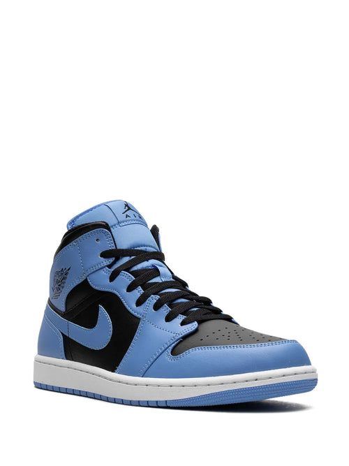 Air Jordan 1 Mid University Blue/Black Sneakers