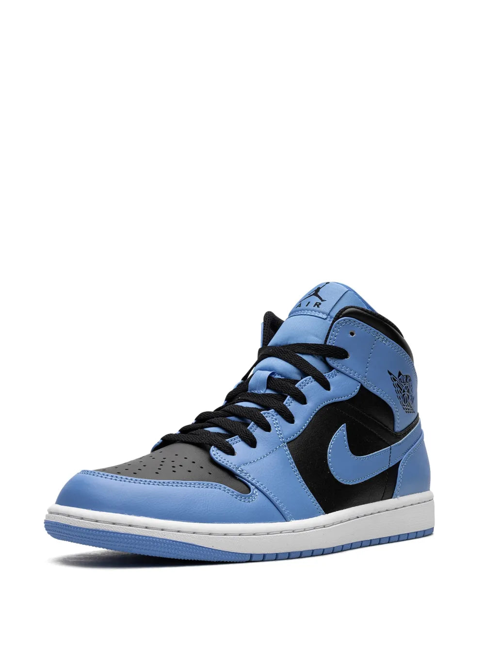 Air Jordan 1 Mid University Blue/Black Sneakers