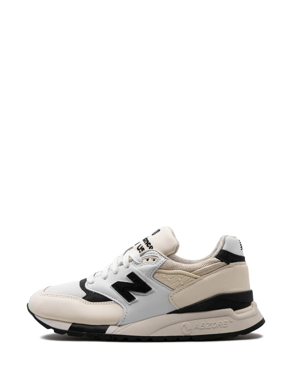 New Balance 998 Made In Usa White/Black Sneakers