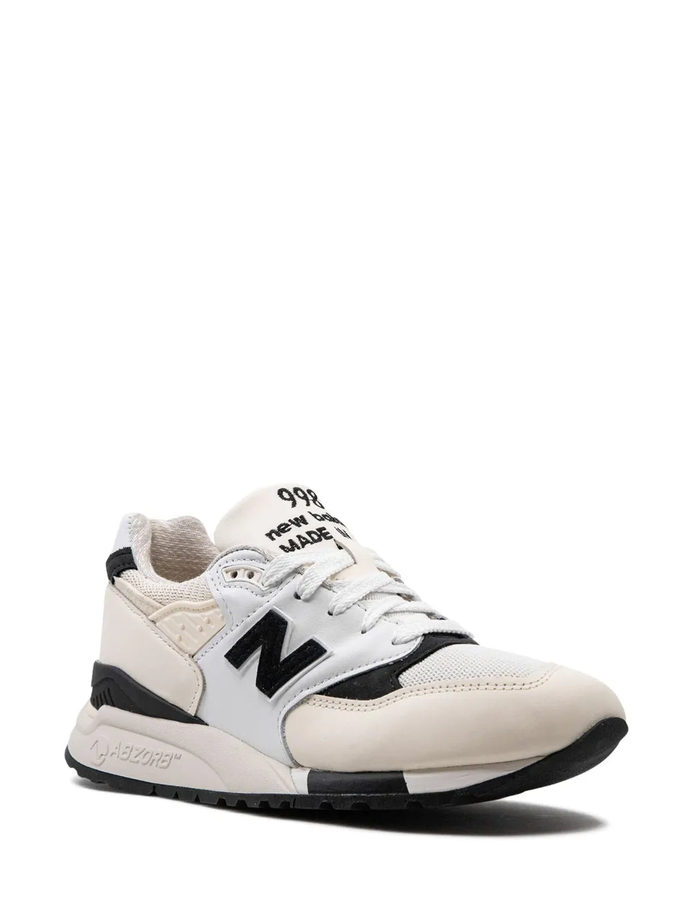 New Balance 998 Made In Usa White/Black Sneakers
