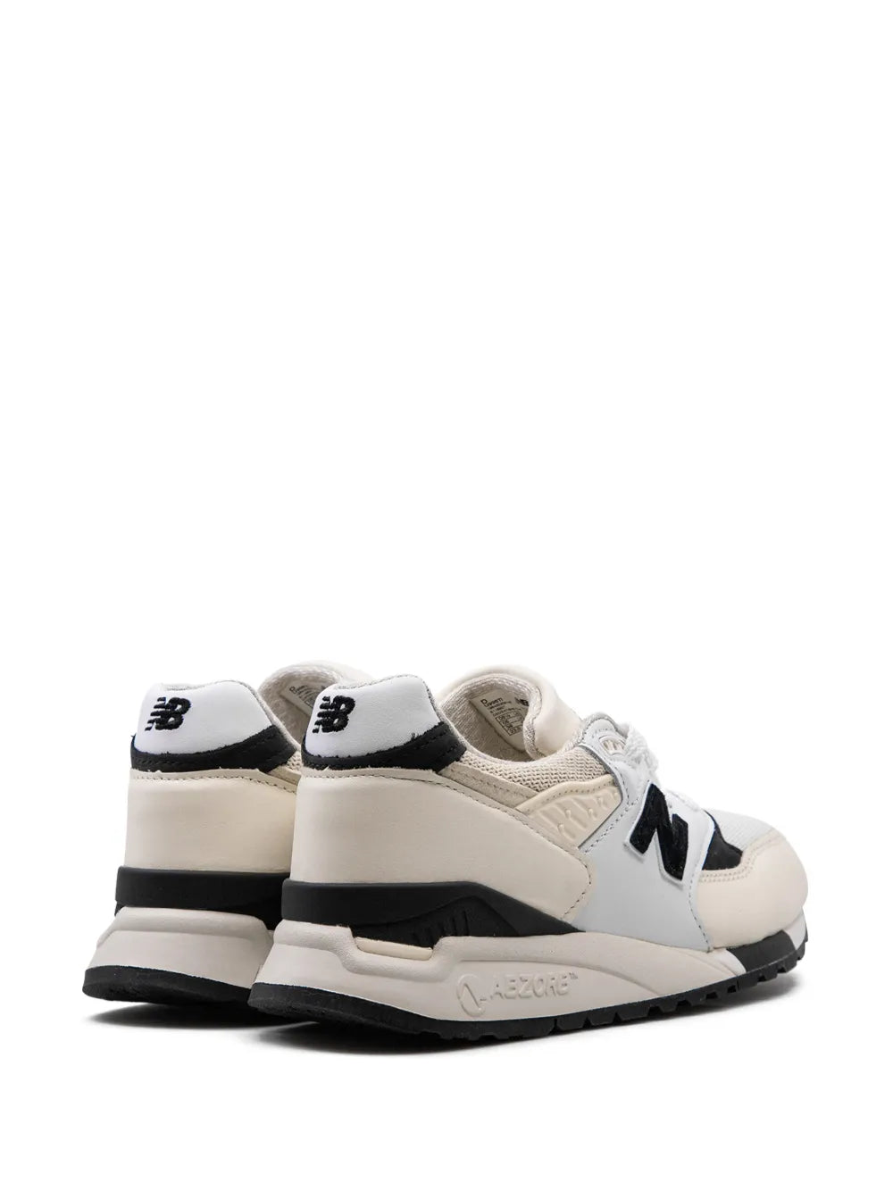 New Balance 998 Made In Usa White/Black Sneakers