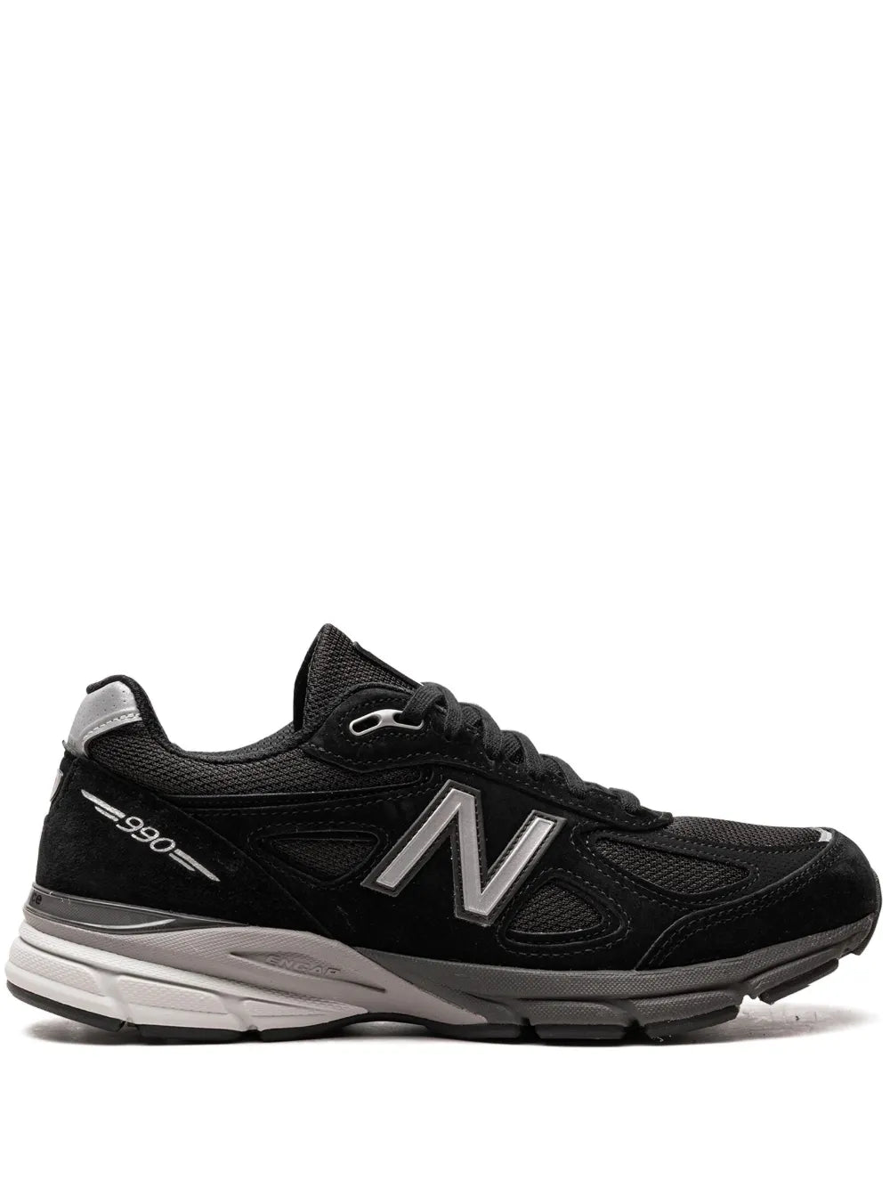 New Balance Made In Usa 990V4 Black/Silver Sneakers