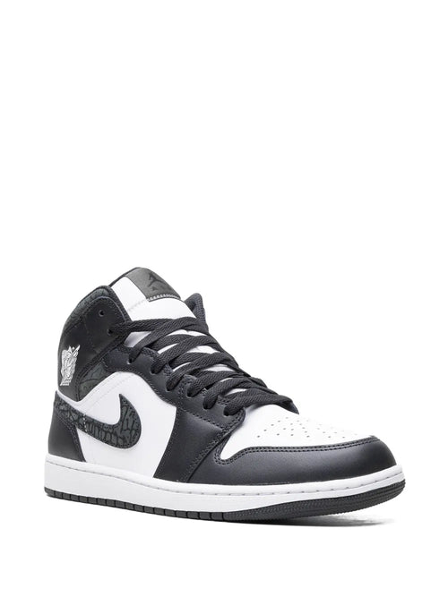 Air Jordan 1 Mid Panda Elephant Sneakers