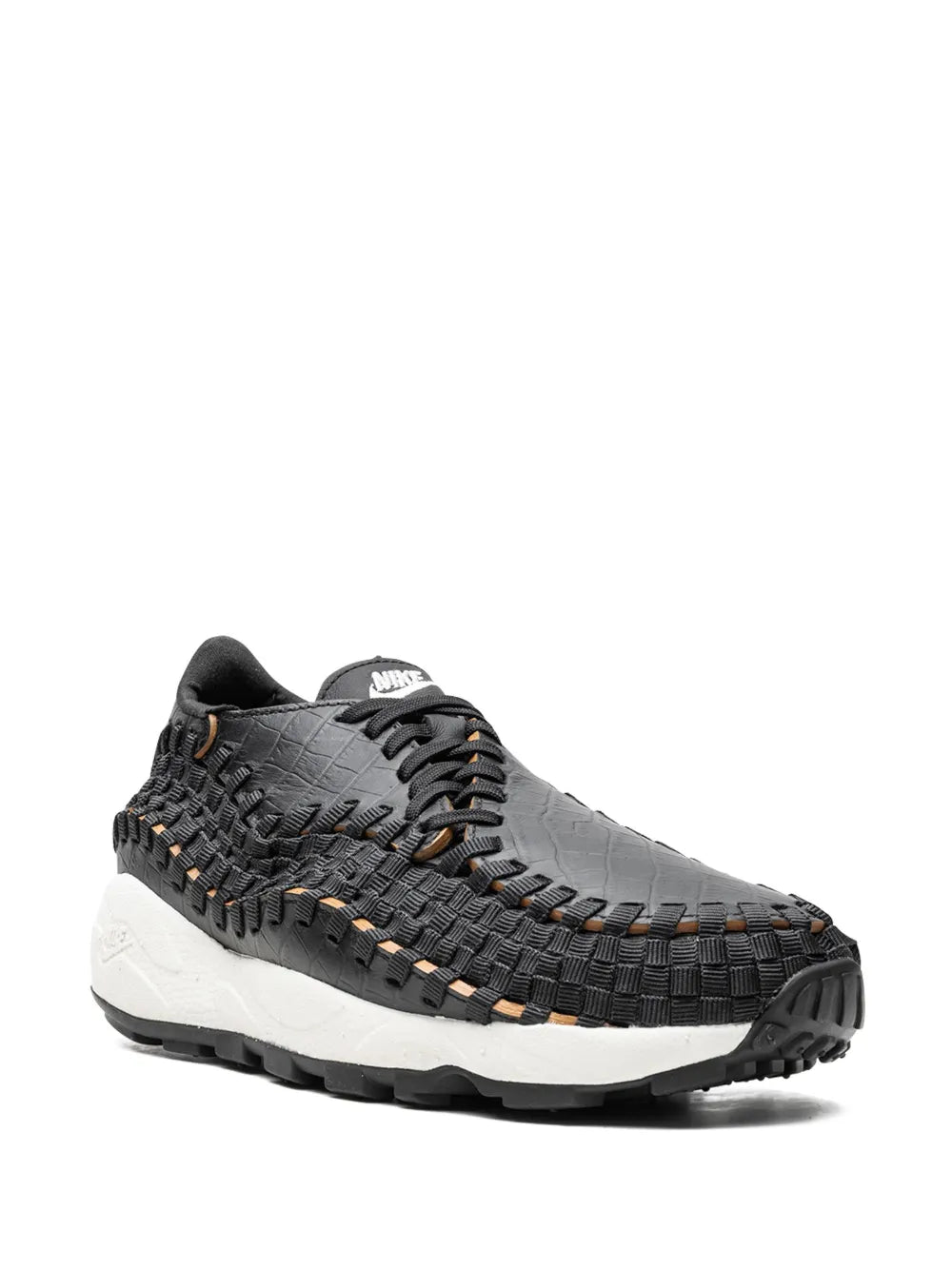 Nike Air Footscape Woven Premium Black Croc Sneakers