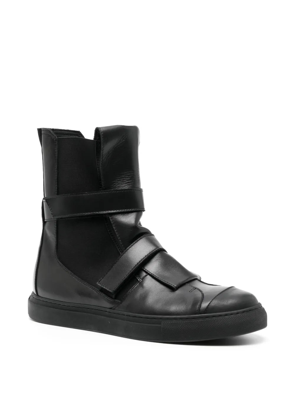 Nicolas Andreas Taralis Touch-Strap High-Top Leather Sneakers