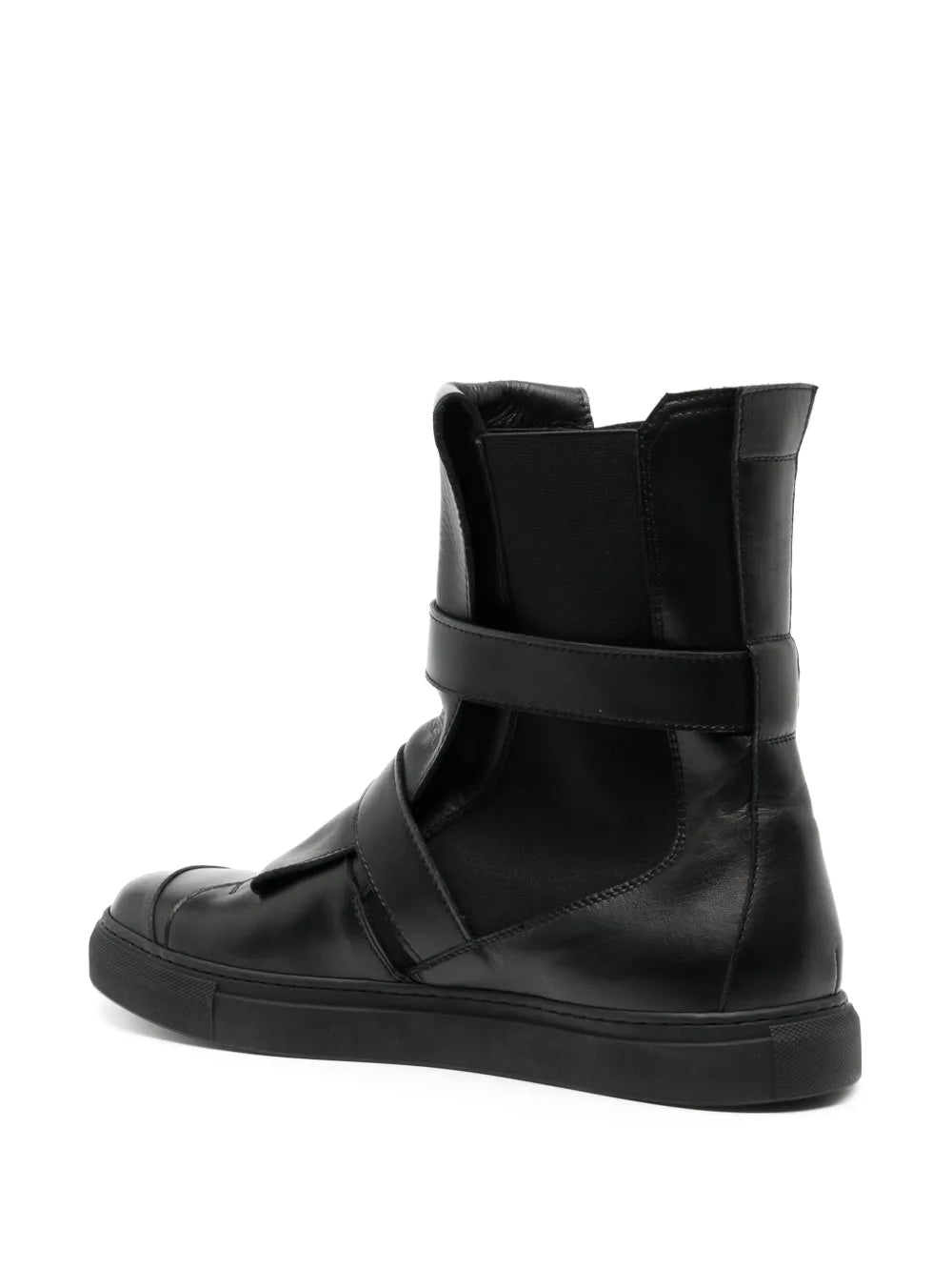 Nicolas Andreas Taralis Touch-Strap High-Top Leather Sneakers