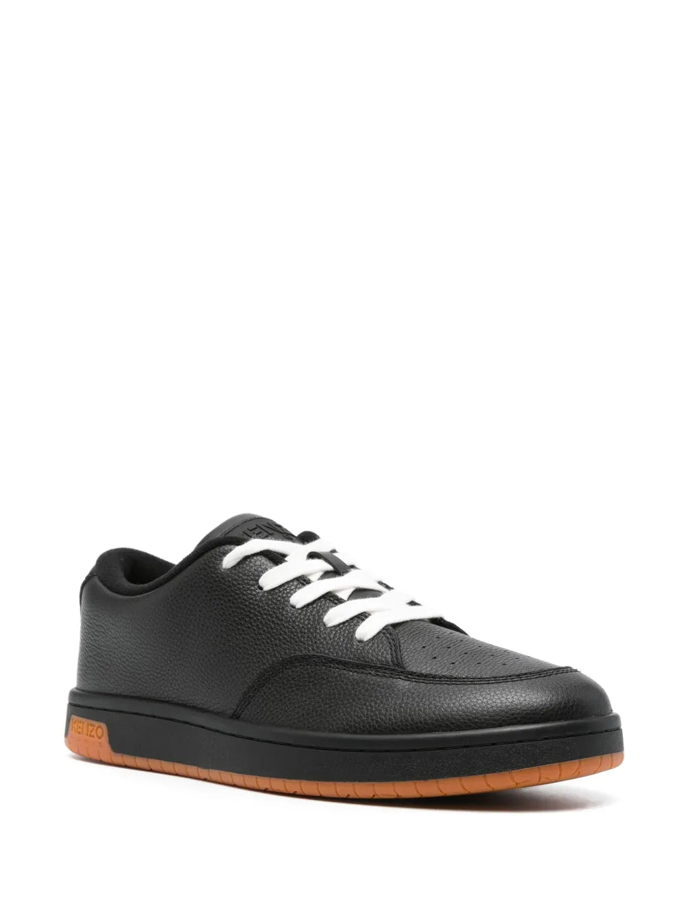 Kenzo Kenzo-Dome Grained Leather Sneakers