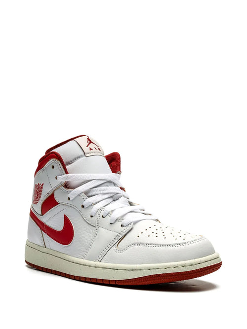 Air Jordan 1 Mid Se Dune Red Sneakers