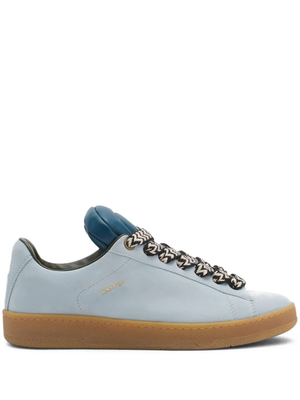 Lanvin X Future Hyper Curb Suede Sneakers
