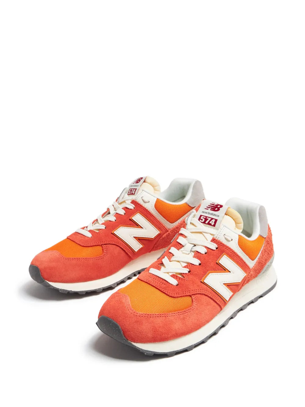 New Balance 574 Colour-Block Suede Sneakers