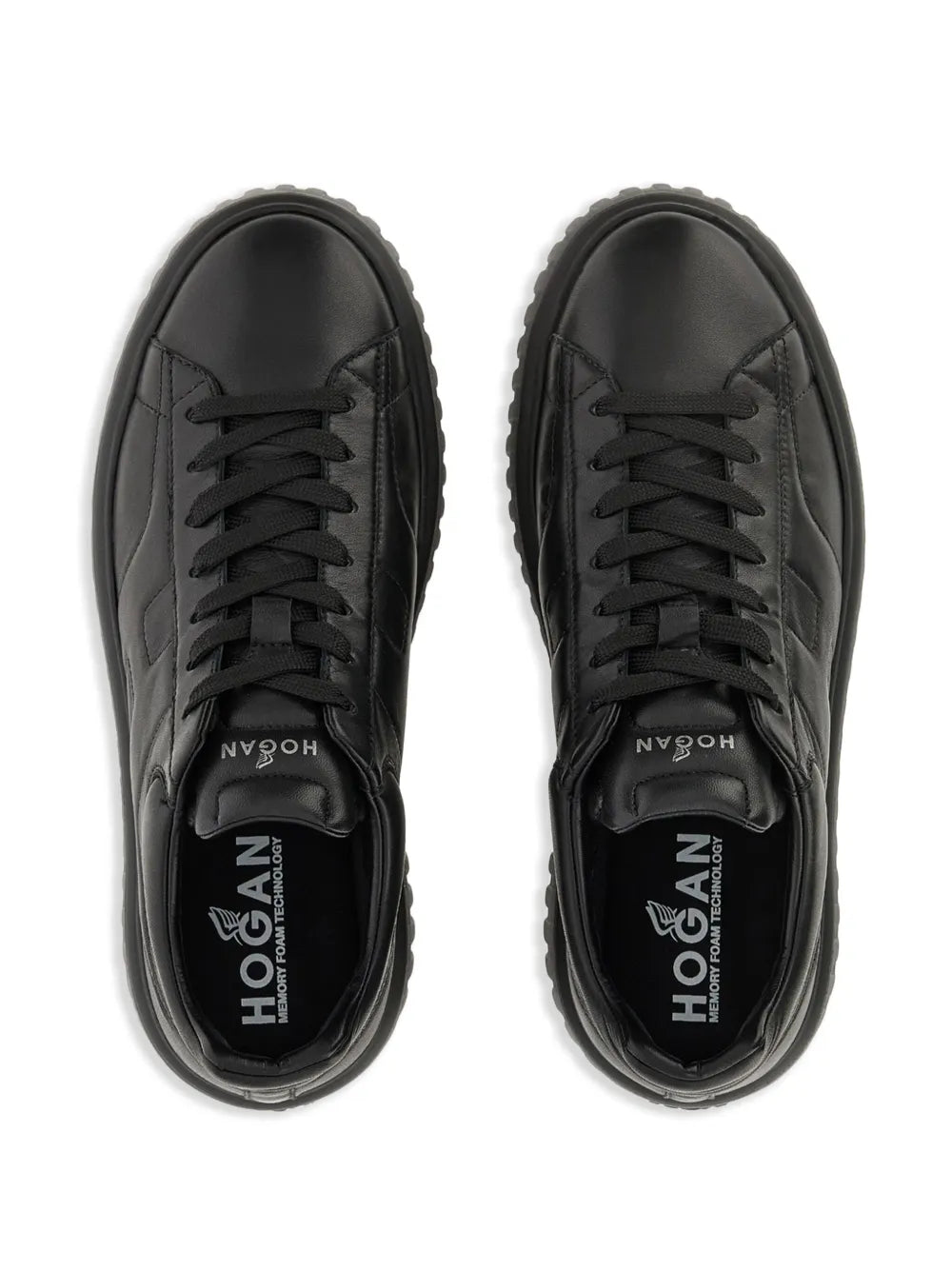 Hogan H-Stripes Leather Sneakers
