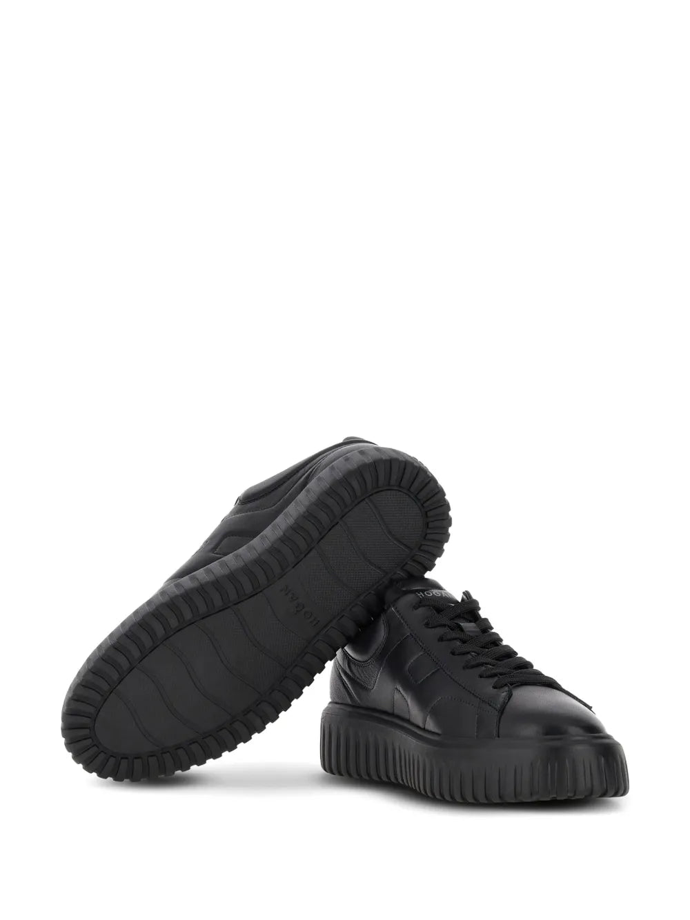 Hogan H-Stripes Leather Sneakers