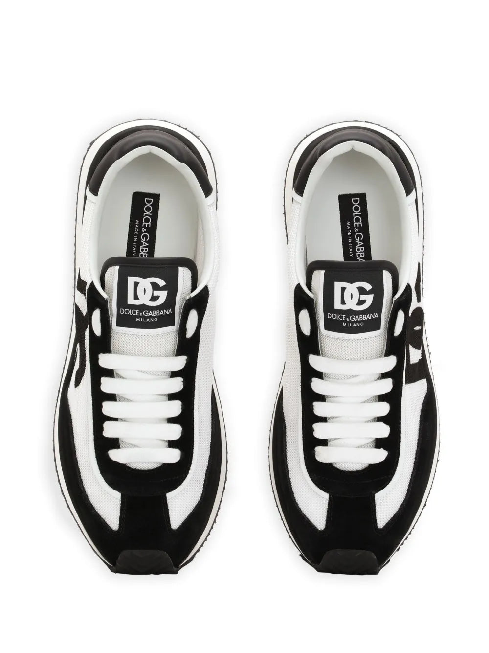 Dolce & Gabbana Cushion Mixed-Material Sneakers