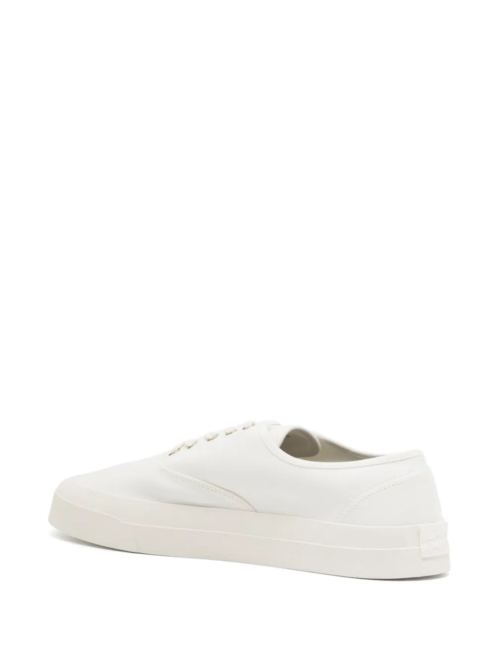 Maison Kitsun Lace-Up Canvas Sneakers