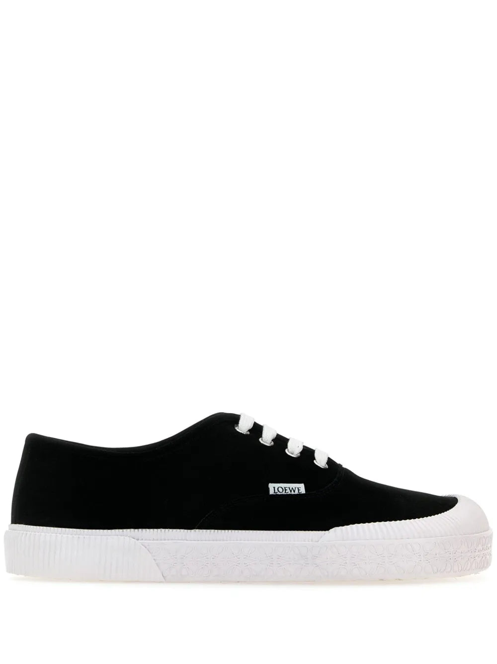Loewe Terra Vulca Lace-Up Suede Sneakers