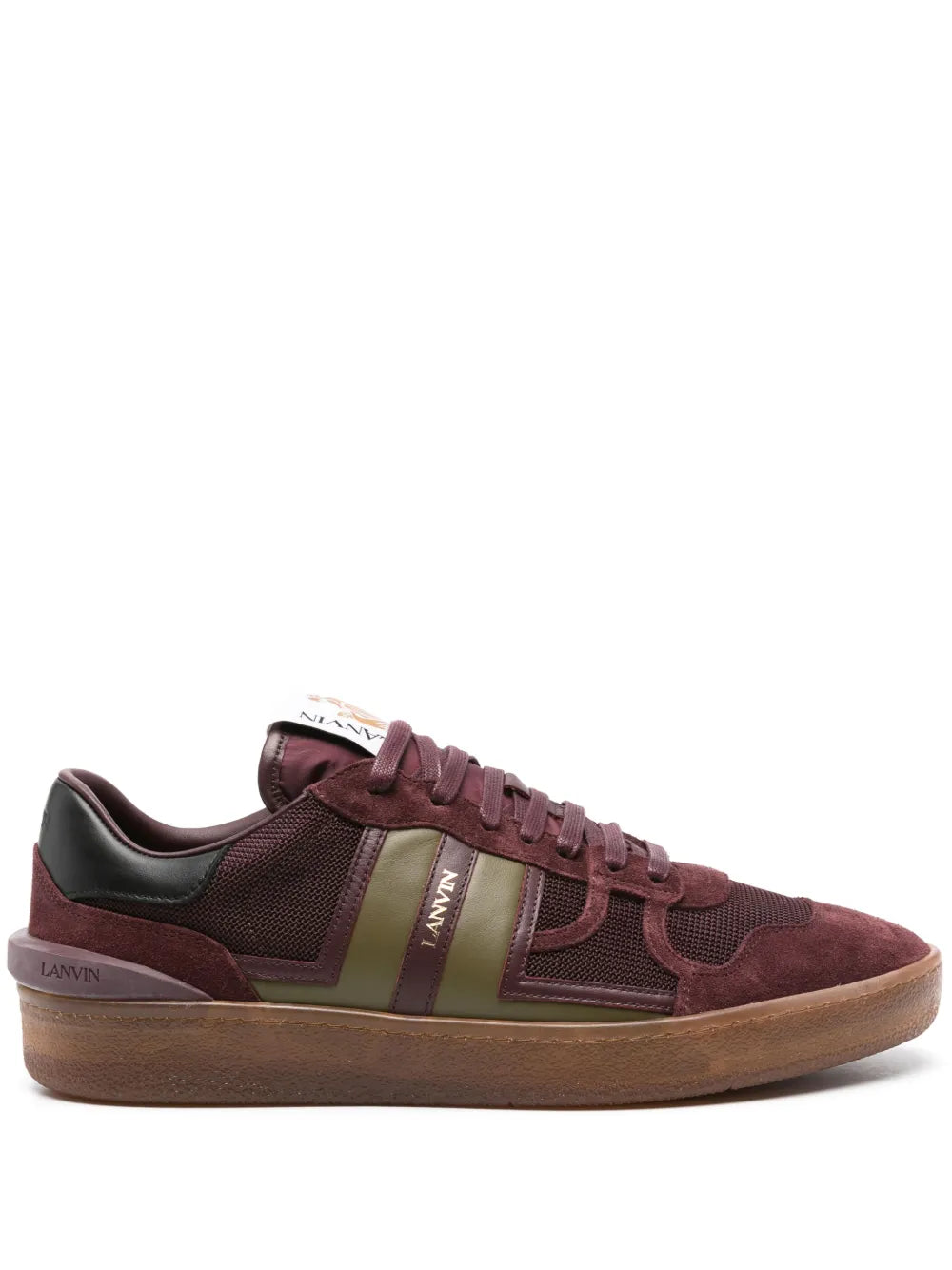 Lanvin Clay Panelled Sneakers