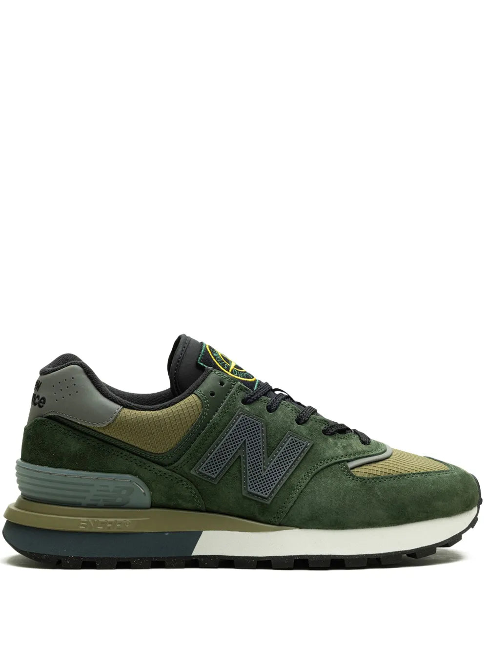 New Balance X Stone Island 574 Legacy Dark Green Sneakers