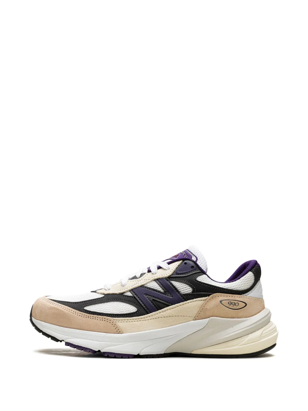 New Balance X Teddy Santis 990V6 Made In Usa - White/Black Plum Sneakers