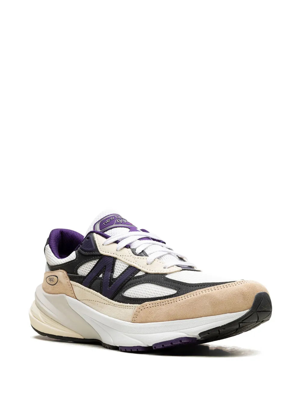 New Balance X Teddy Santis 990V6 Made In Usa - White/Black Plum Sneakers