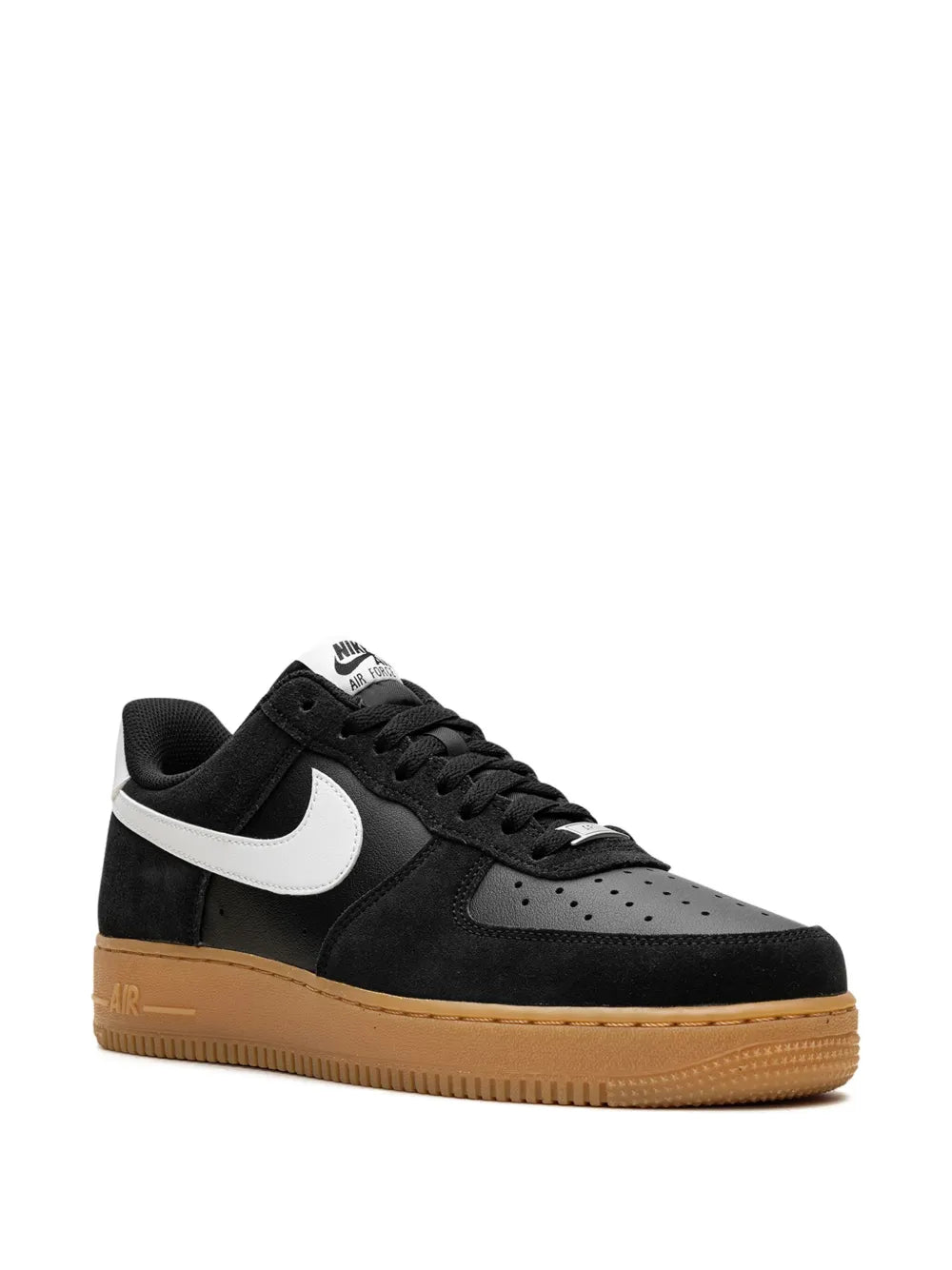 Nike Air Force 1 07 Lv8 Black Suede Sneakers