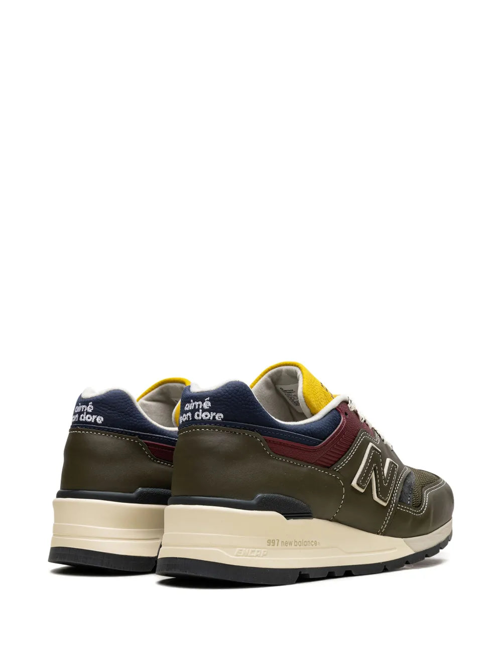 New Balance 997 Aime Leon Dore - Dark Moss/Angora Sneakers