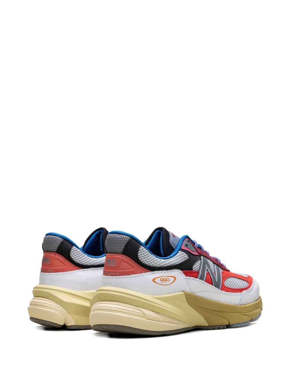 New Balance 990 Action Bronson- Hi/Pink/Royal Blue Sneakers