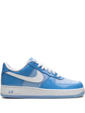Nike Air Force 1 Low 07 Lv8 Psychic Blue/White Patent Sneakers