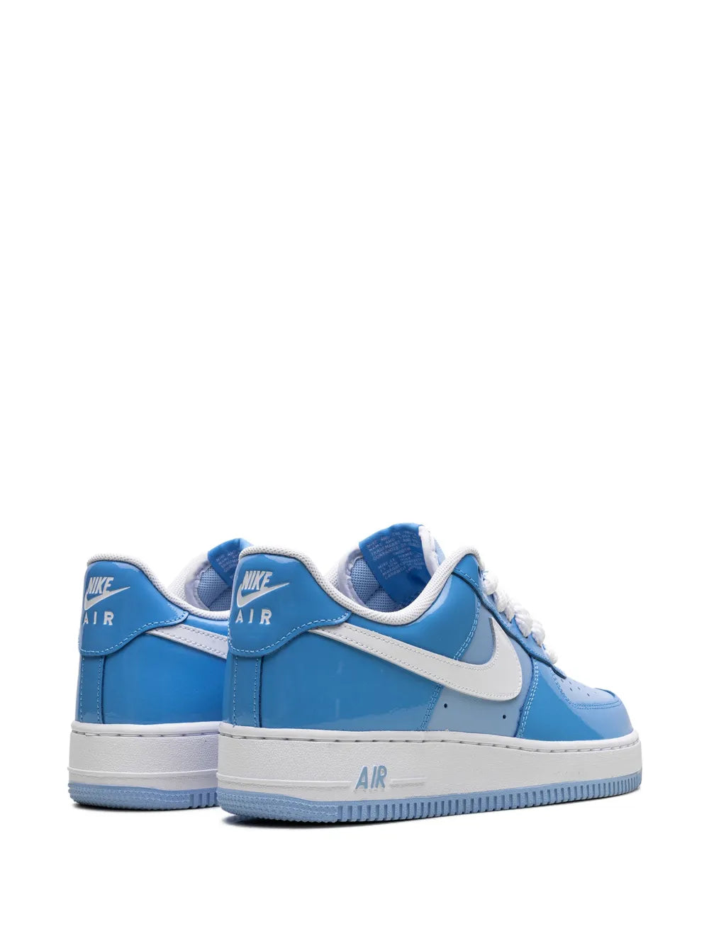 Nike Air Force 1 Low 07 Lv8 Psychic Blue/White Patent Sneakers