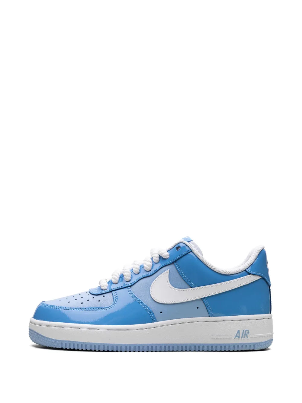 Nike Air Force 1 Low 07 Lv8 Psychic Blue/White Patent Sneakers