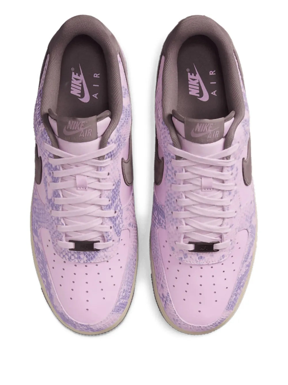 Nike Air Force 1 Low Purple Snakeskin Sneakers