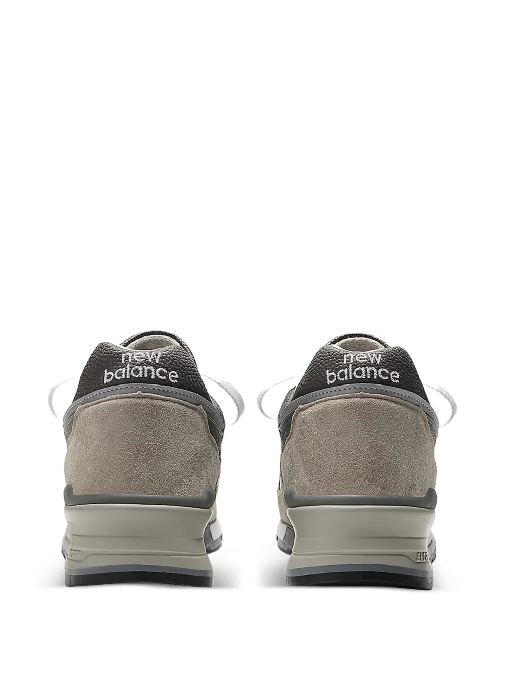 New Balance Made In Usa 997 Mesh-Panelled Suede Sneakers