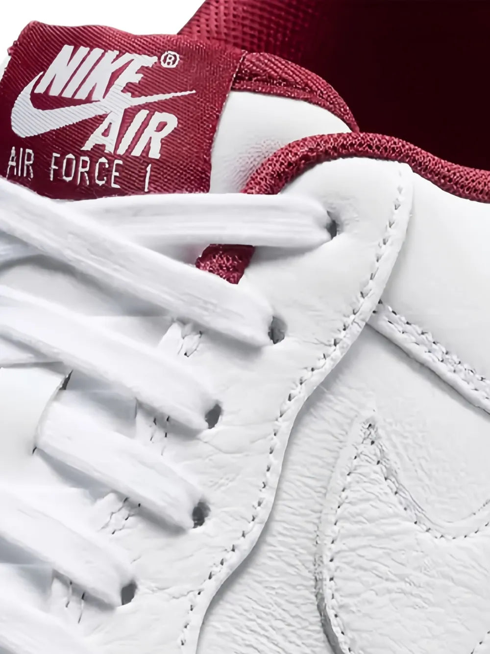 Nike Air Force 1 Low 07 Lv8 White Team Red Sneakers