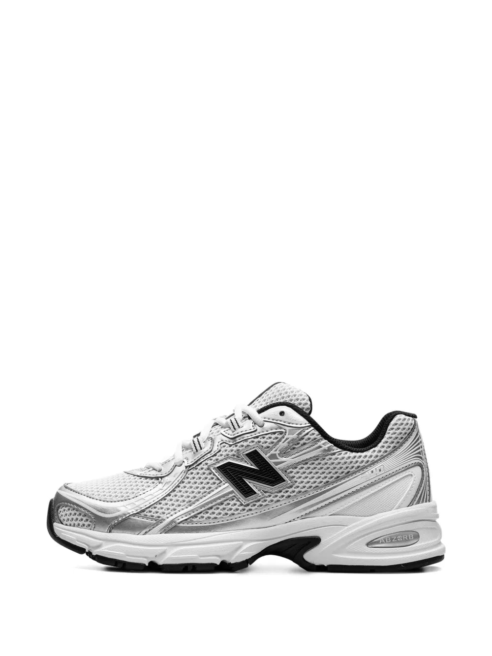 New Balance 740 White Silver/Metallic Black Sneakers