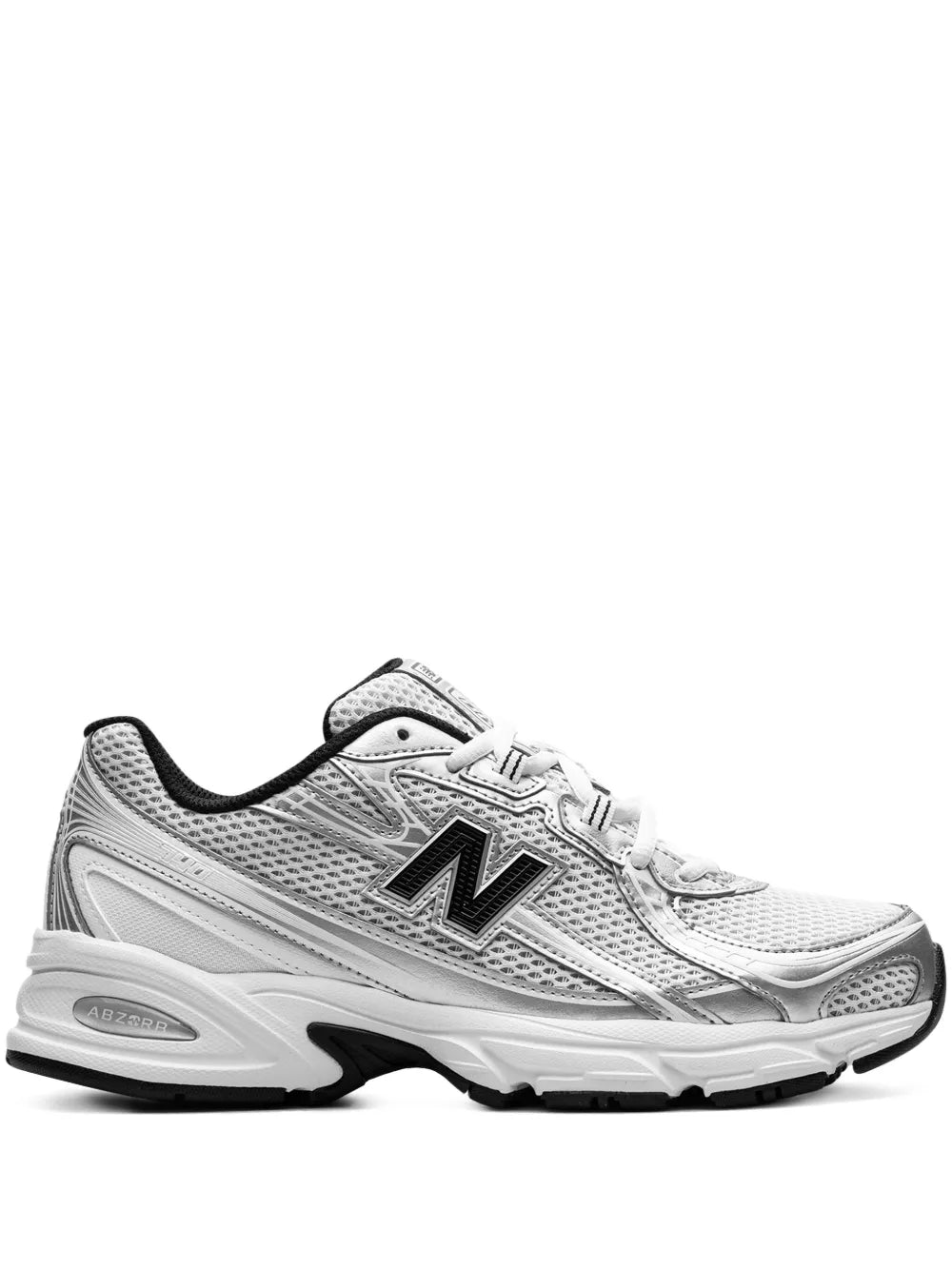 New Balance 740 White Silver/Metallic Black Sneakers