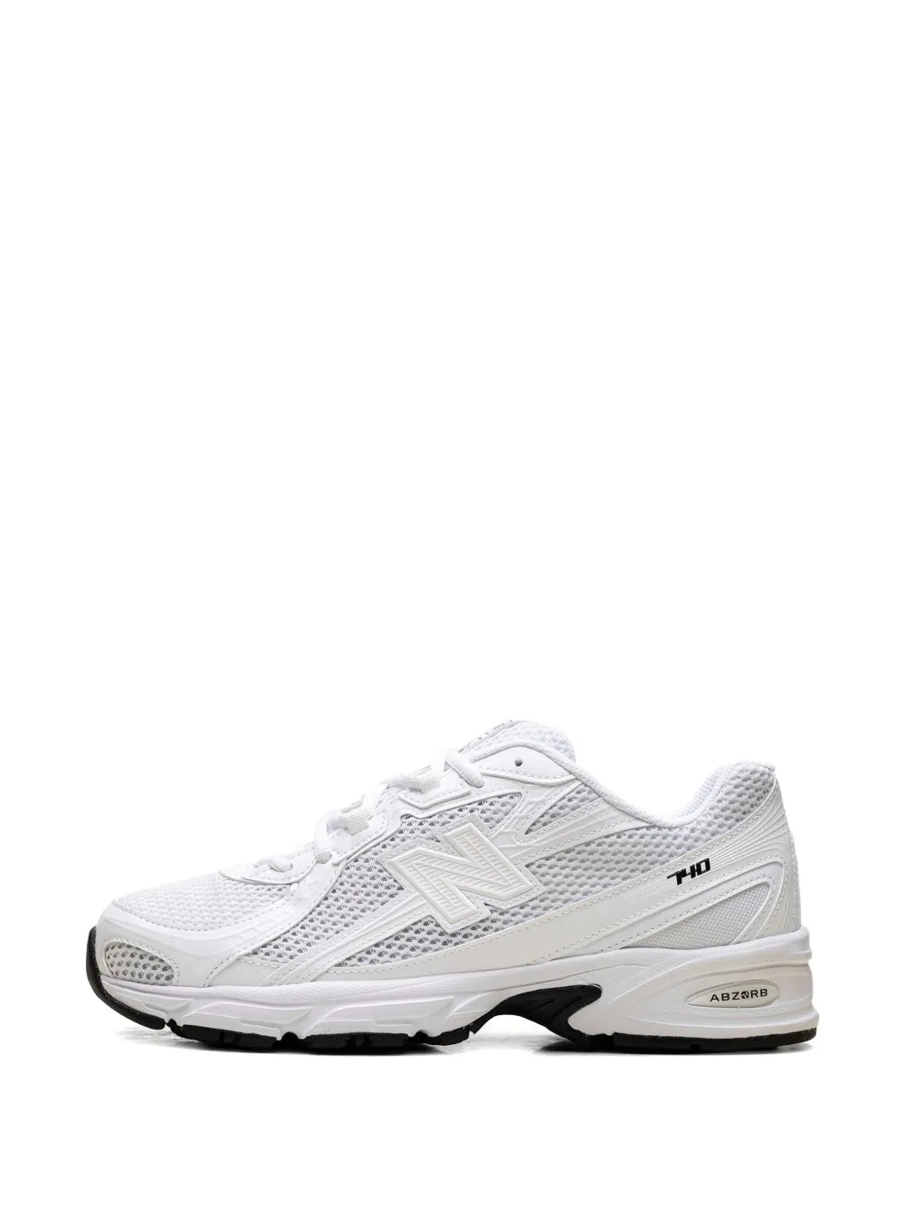New Balance 740 Triple White Sneakers