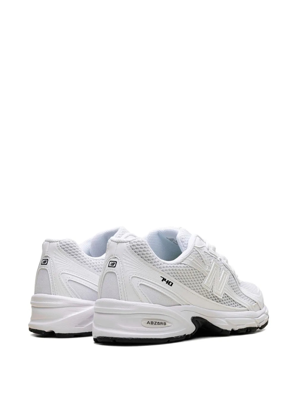 New Balance 740 Triple White Sneakers