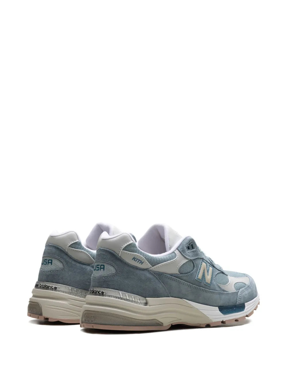 New Balance X Kith Osaka 992 Made In Usa Aegean Blue/Shadow Grey Sneakers