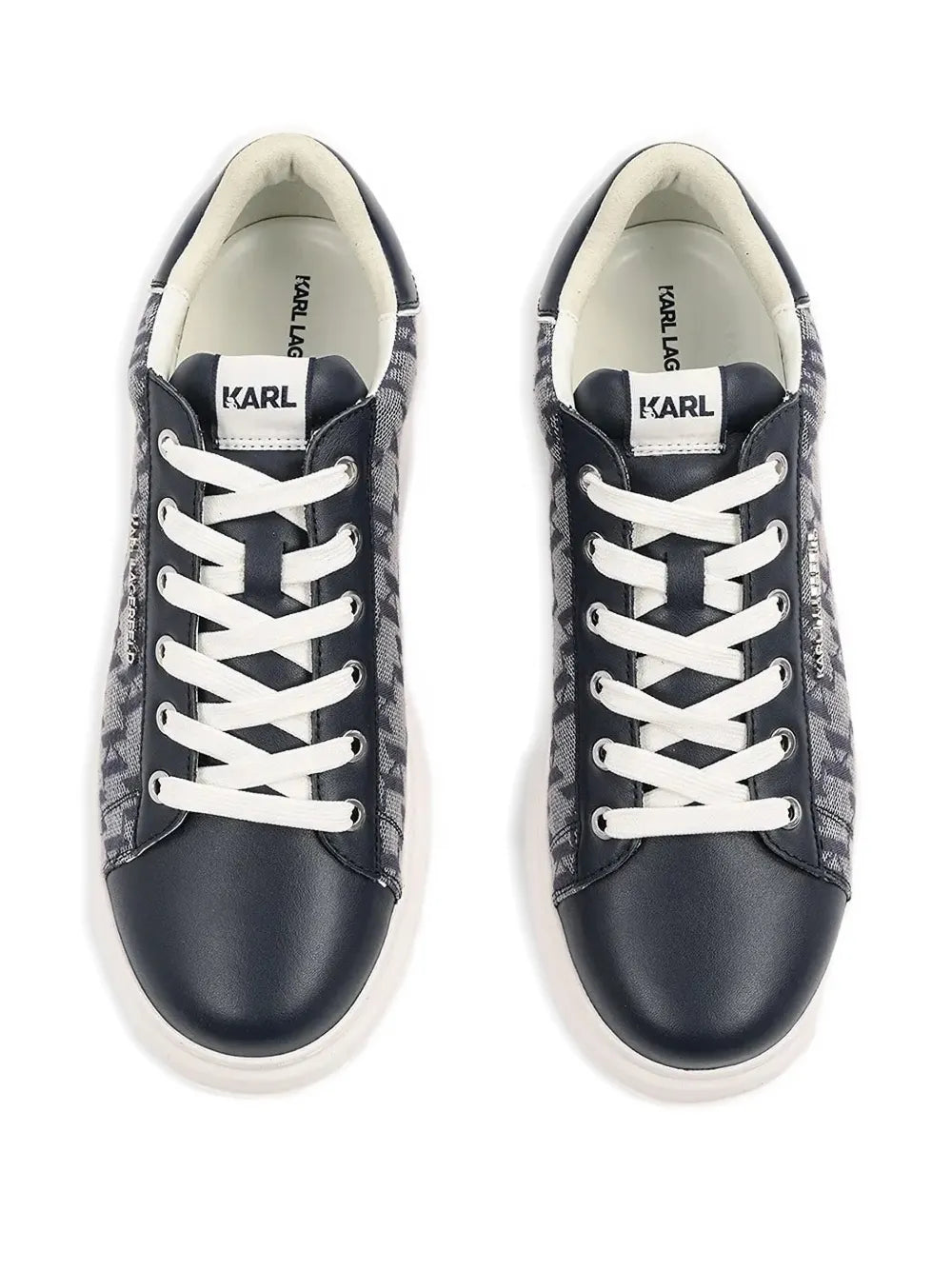 Karl Lagerfeld Monogram Jacquard Sneakers