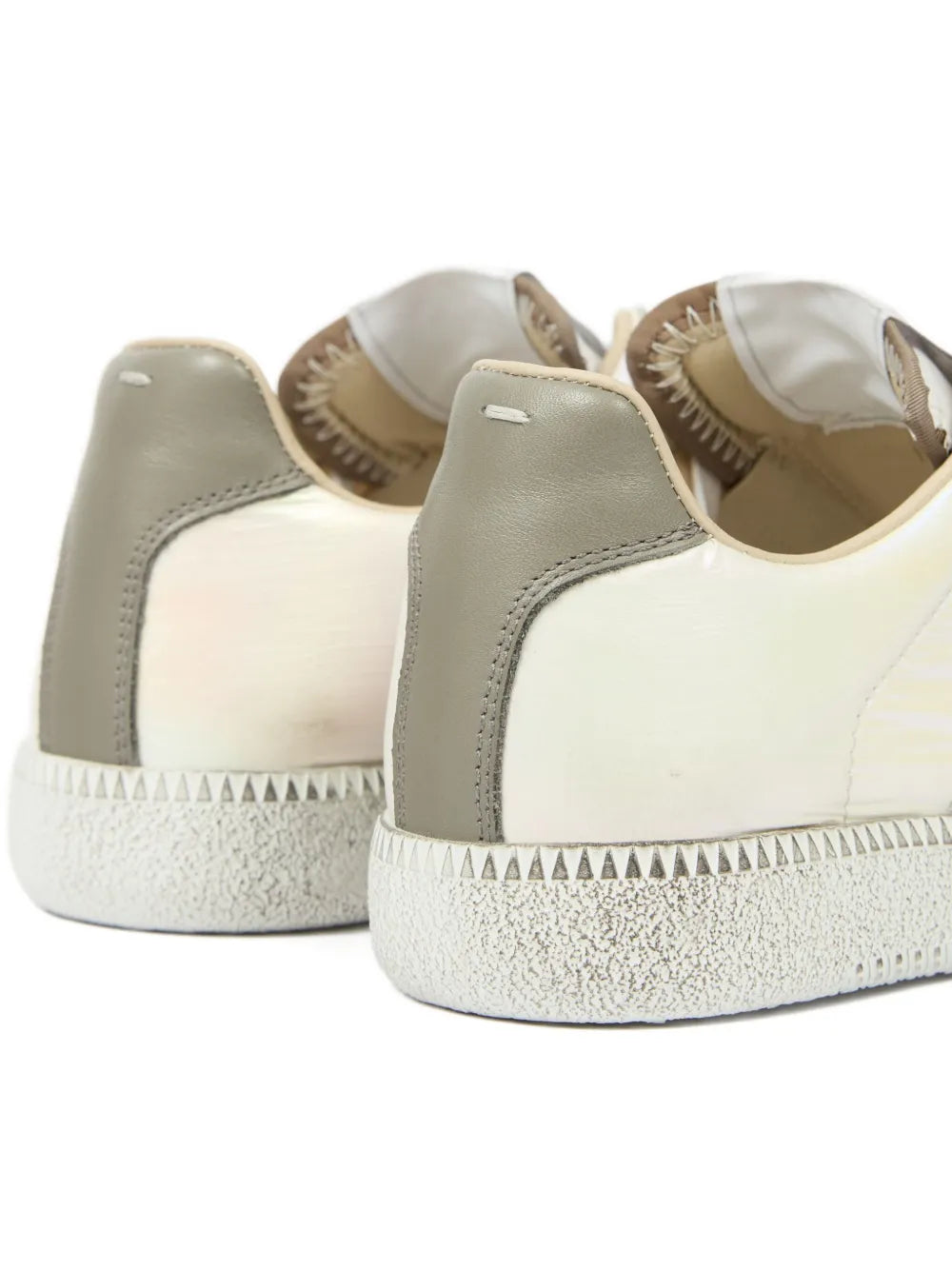 Maison Margiela Metallic Leather Sneakers
