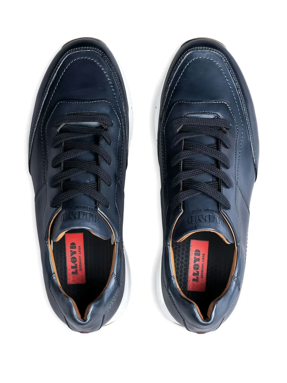 Lloyd Amsterdam Leather Lace-Up Sneakers