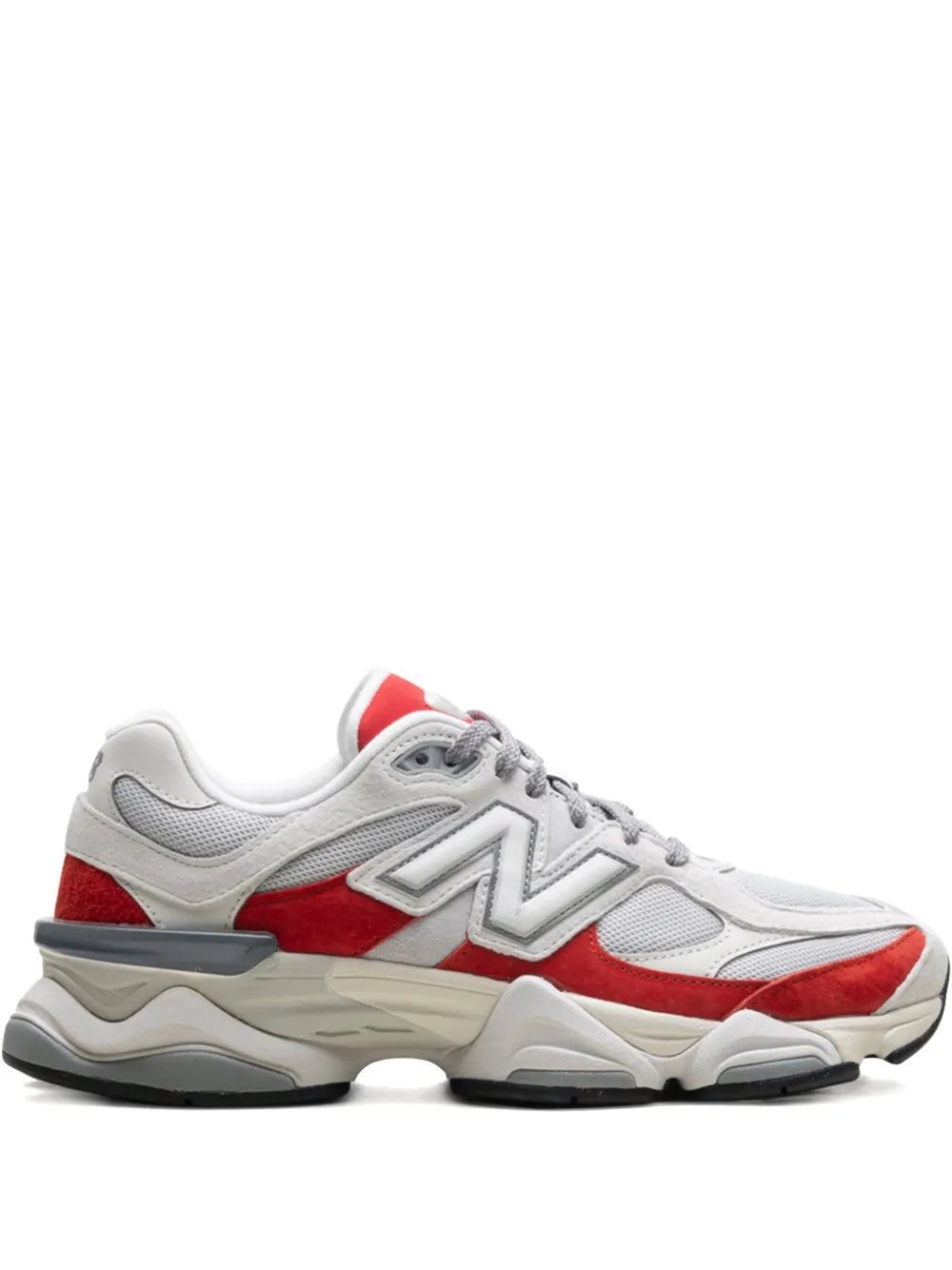 New Balance 9060 White/Red Sneakers