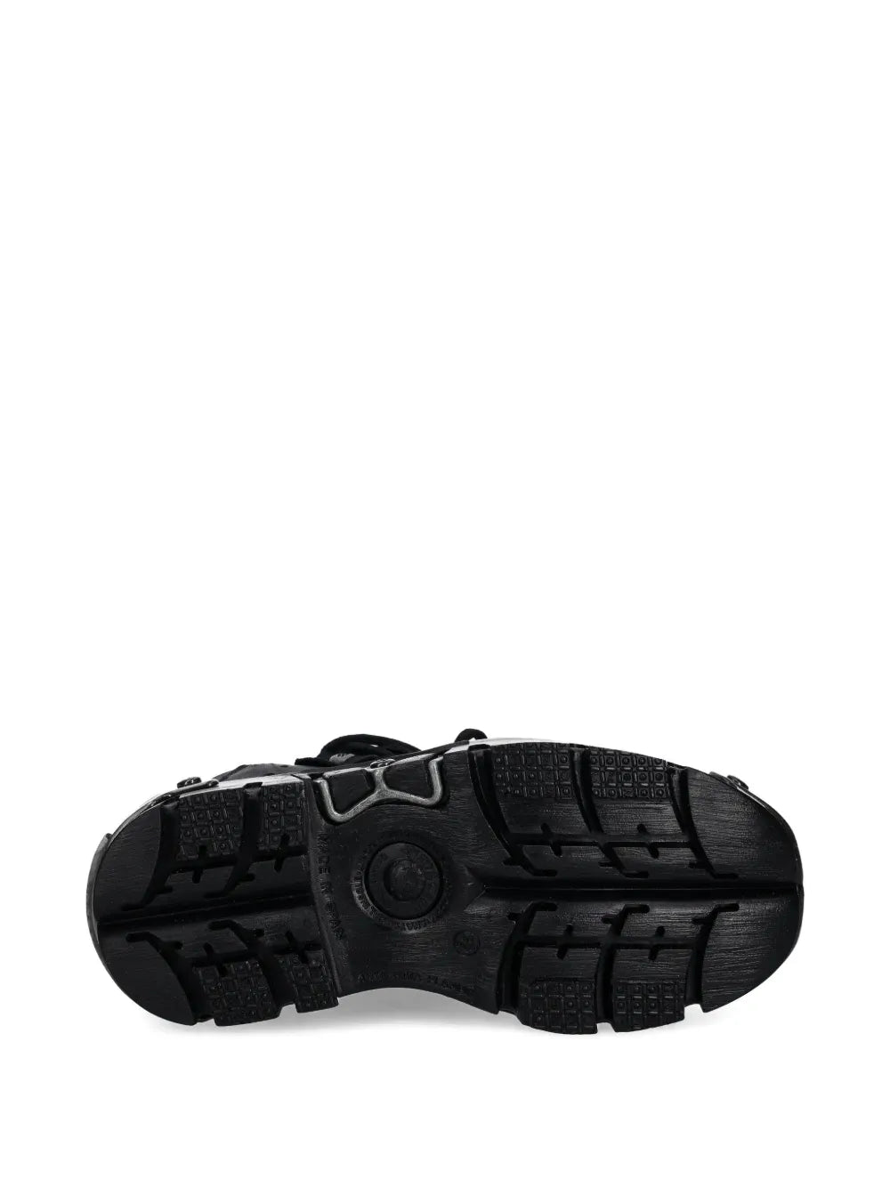 New Rock Lace-Up Stud-Details Sneakers
